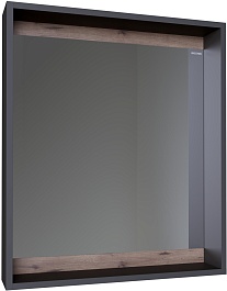 Grossman Зеркало Смарт 60 графит/дуб веллингтон – фотография-1